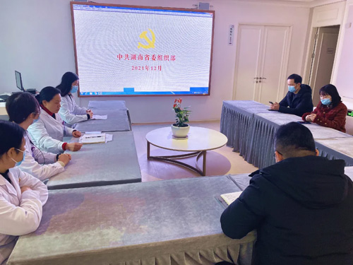 衡陽美萊黨支部黨員同志認真討論領(lǐng)會黨代會精神